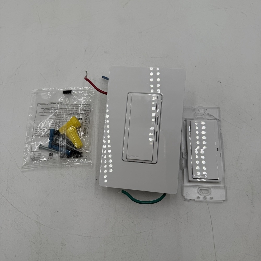 Lutron Diva Smart Dimmer Switch Caseta DVRF-6L-WH 150 Watt LED White